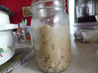 Photo of tahini in a jar