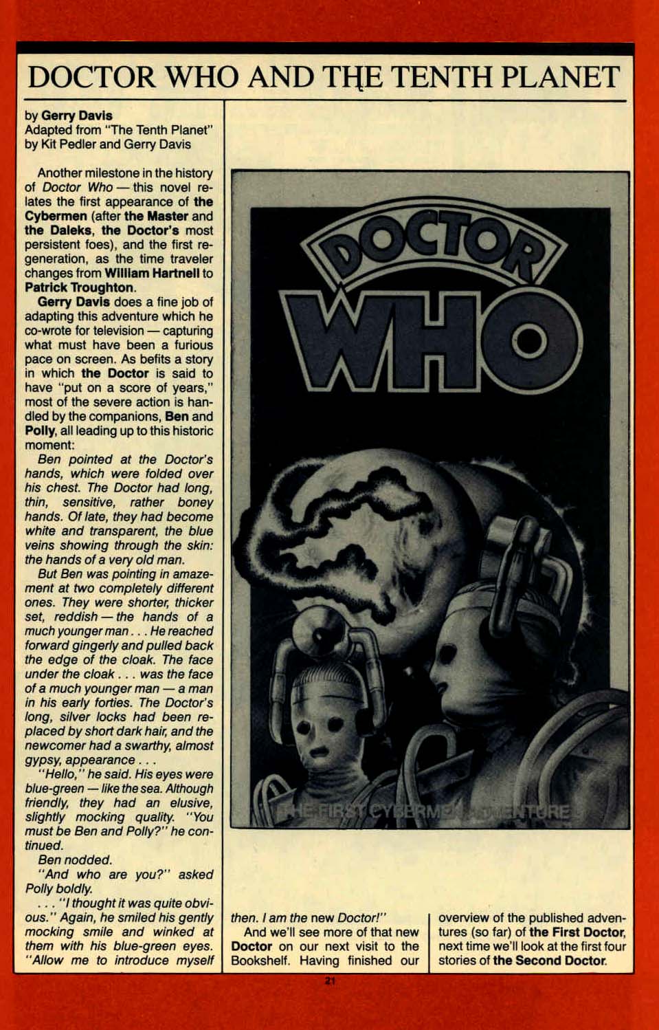 Read online Doctor Who (1984) comic -  Issue #13 - 23