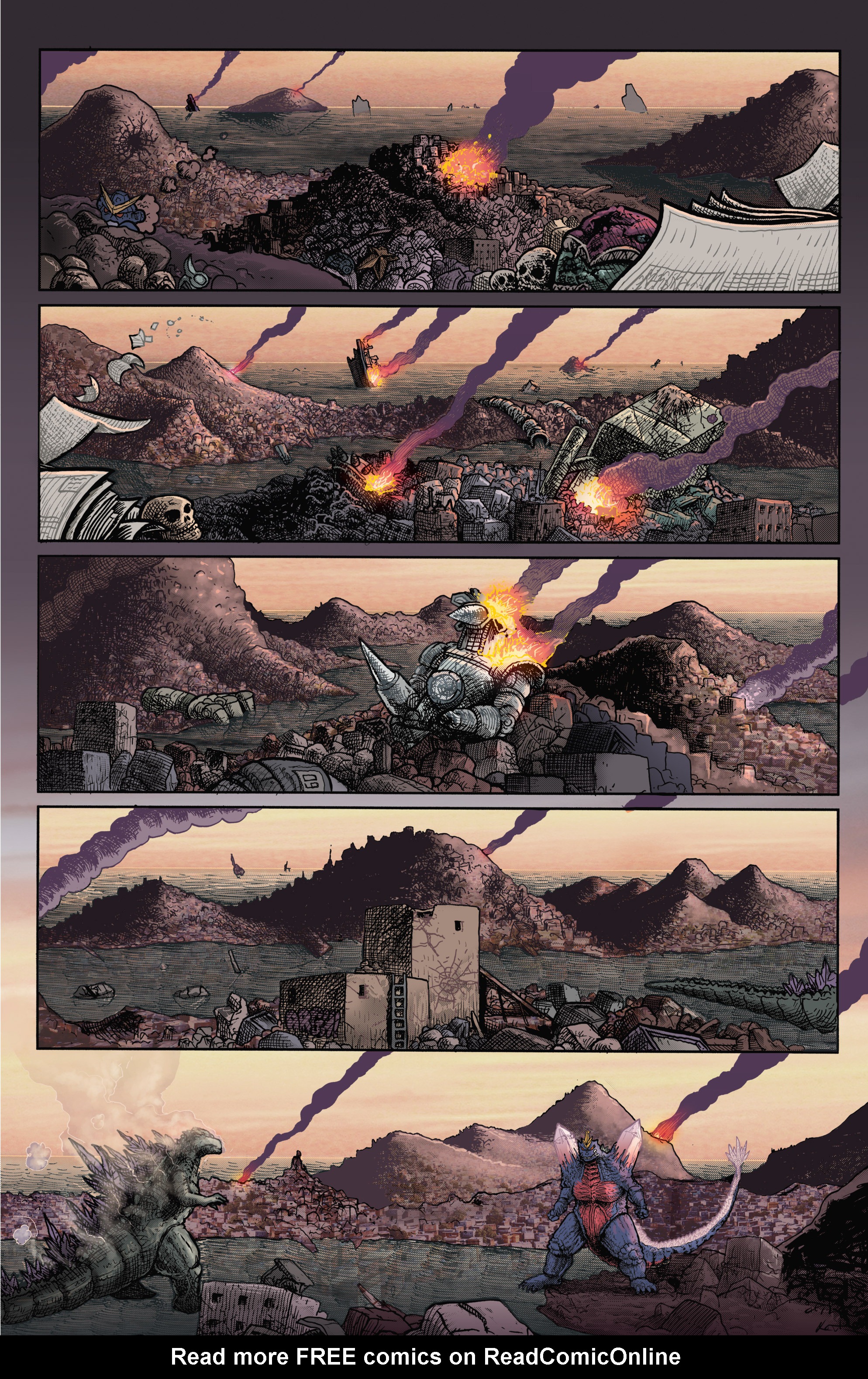 Read online Godzilla in Hell (2015) comic -  Issue #3 - 3