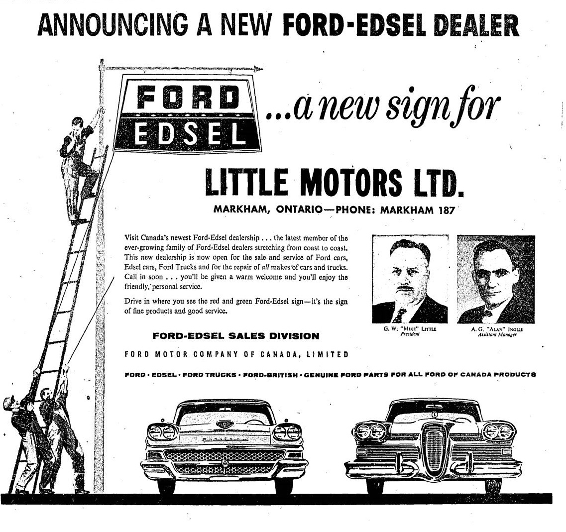 Vintage Canadian Dealerships Little Motors