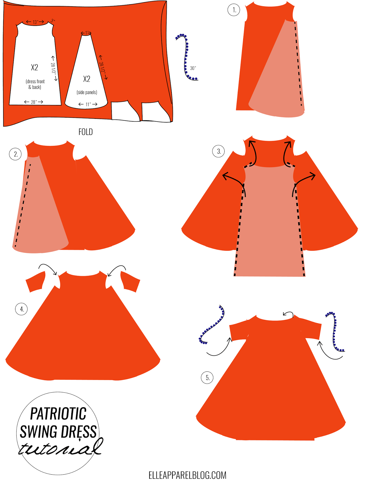 RED SWING TASSEL DRESS TUTORIAL Lifestyle Blog by Leanne Barlow