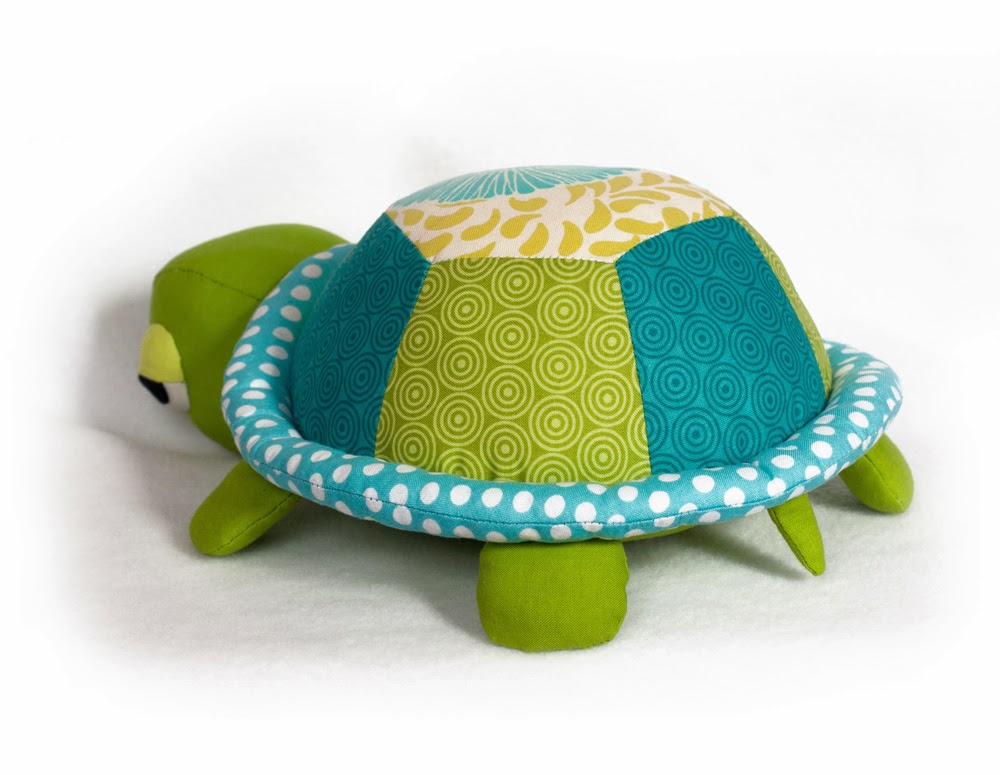Toy Patterns by DIY Fluffies Turtle tortoise toy sewing pattern