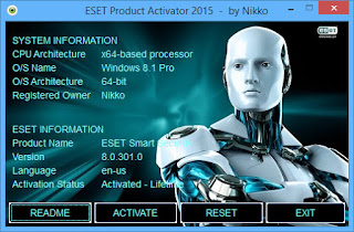 NOD32 AntiVirus 8.0.312.0 (32 bit & 64 bit) LifeTime Crack Full Version