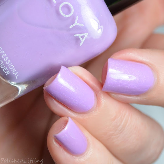light purple nail polish