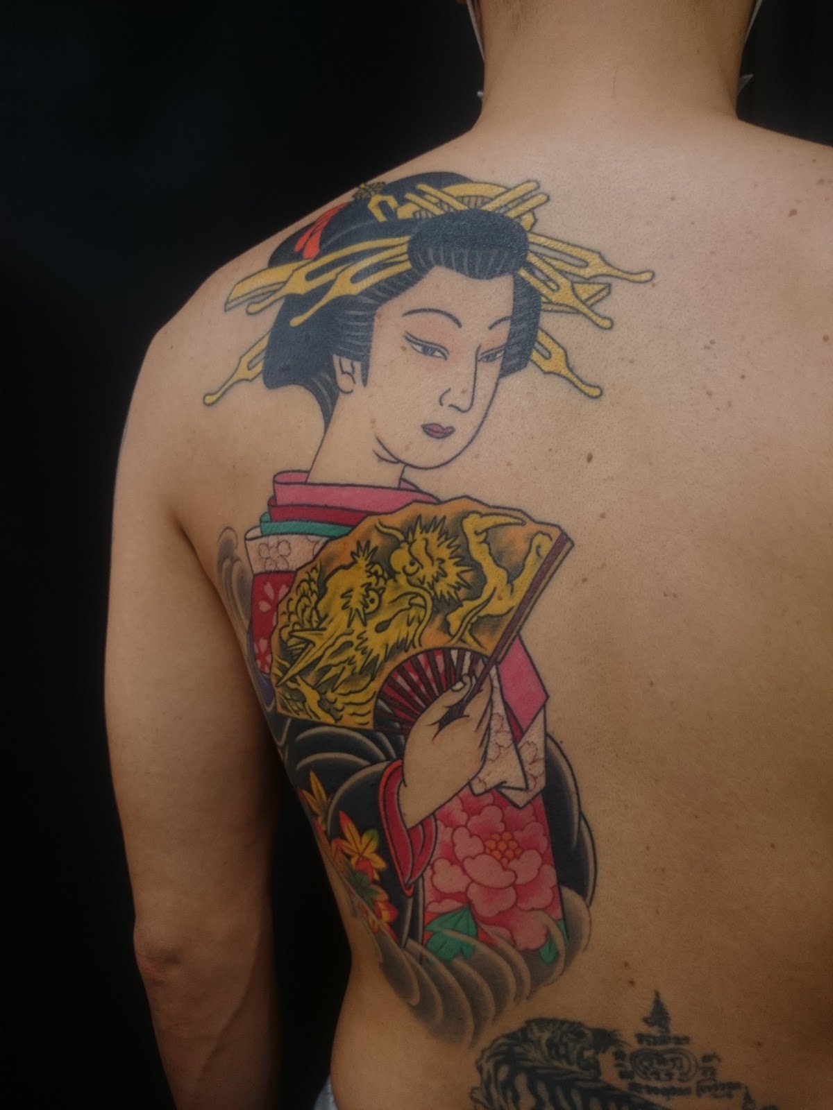 和彫り 東京 日暮里 刺青師 彫なを Horinao 花魁