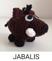 PATRONES JABALIS AMIGURUMI