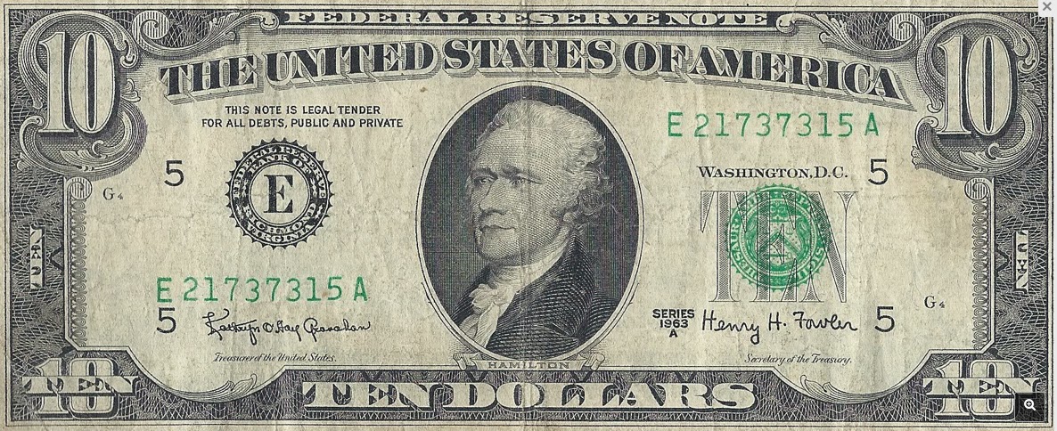 True Time Travel Tales: Jul 31 - A $10 bill in the mail -- HOORAY!**