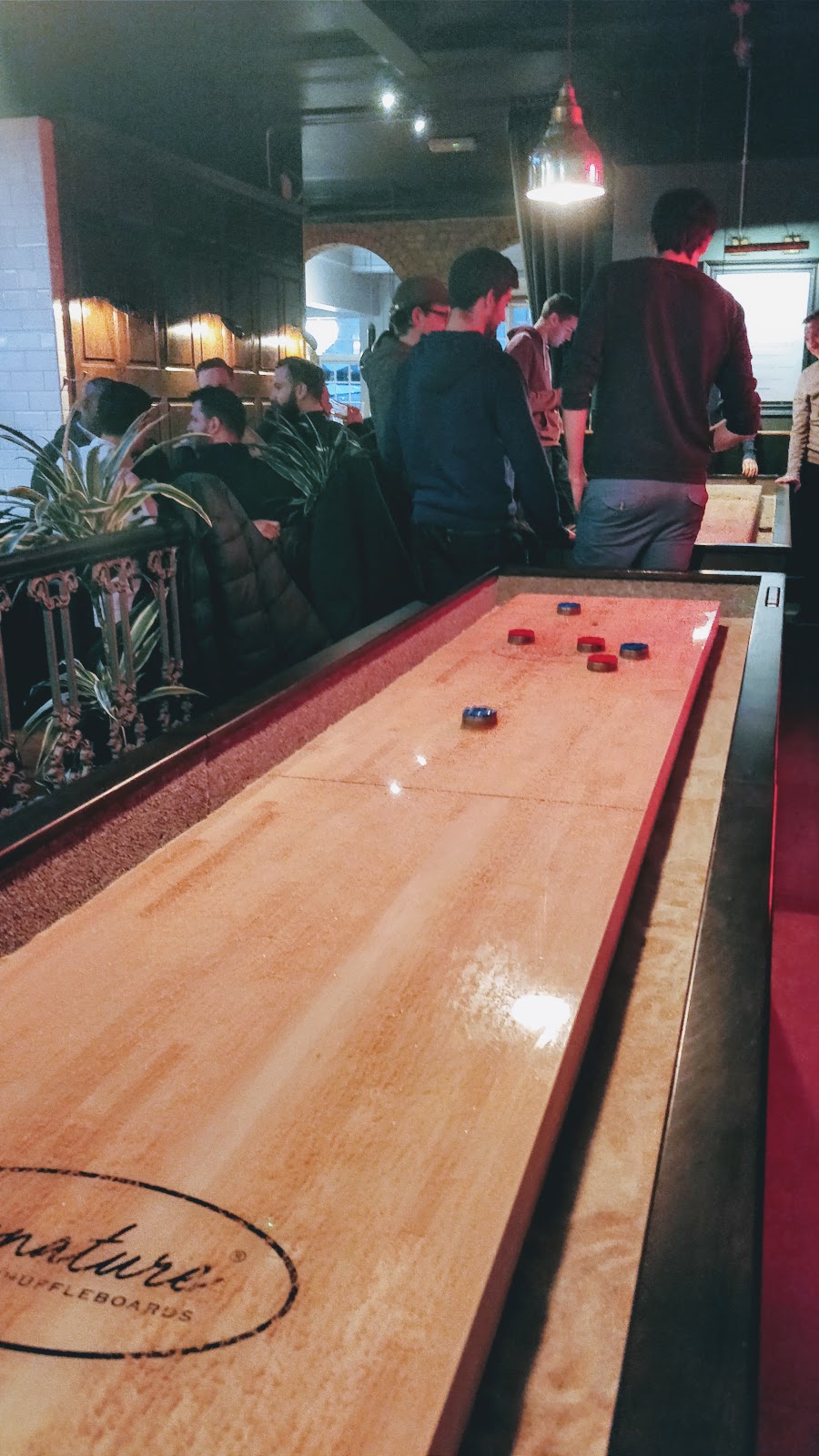 Sharing Dishes & Shuffleboard at The Vine, Kentish Town ShuffleNW5