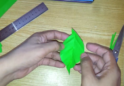 Easy origami Leaf,how to make origami leaves