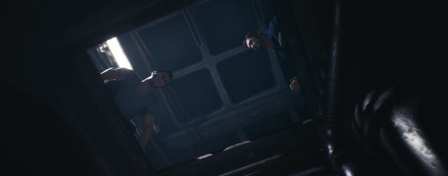 Screenshot of cinematic in A Way Out