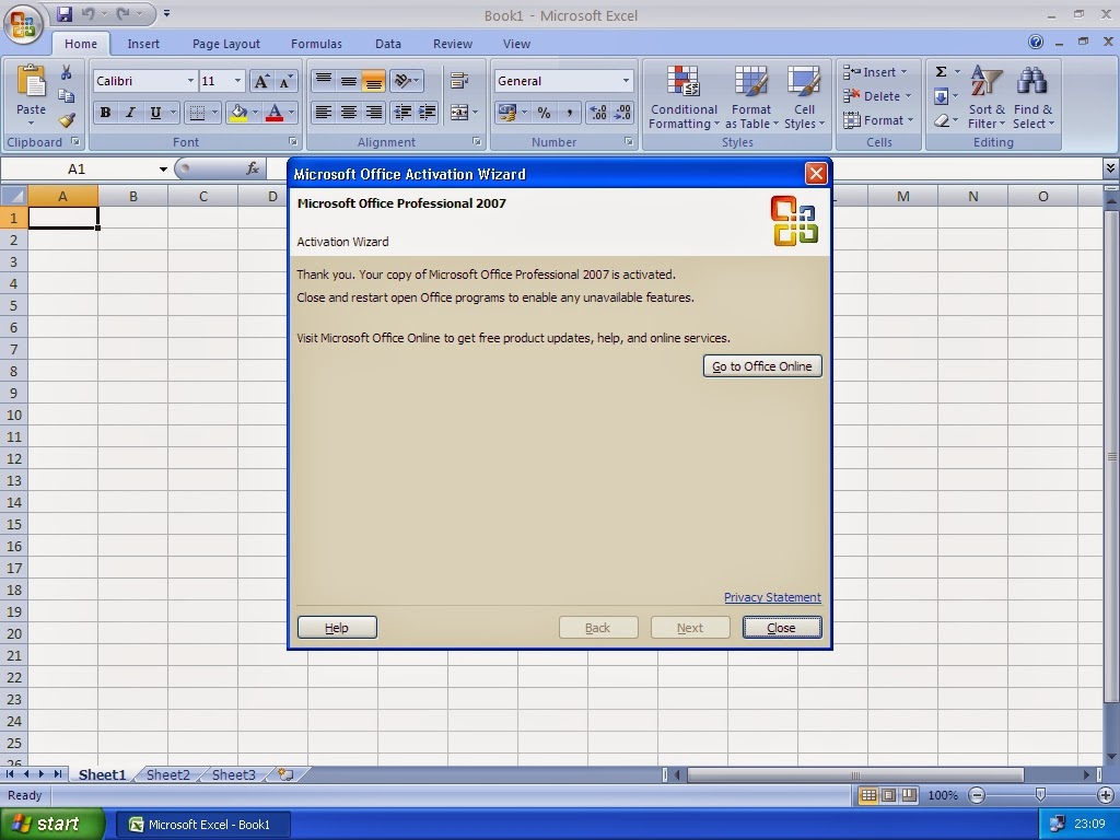 microsoft office 2007 product key activation wizard