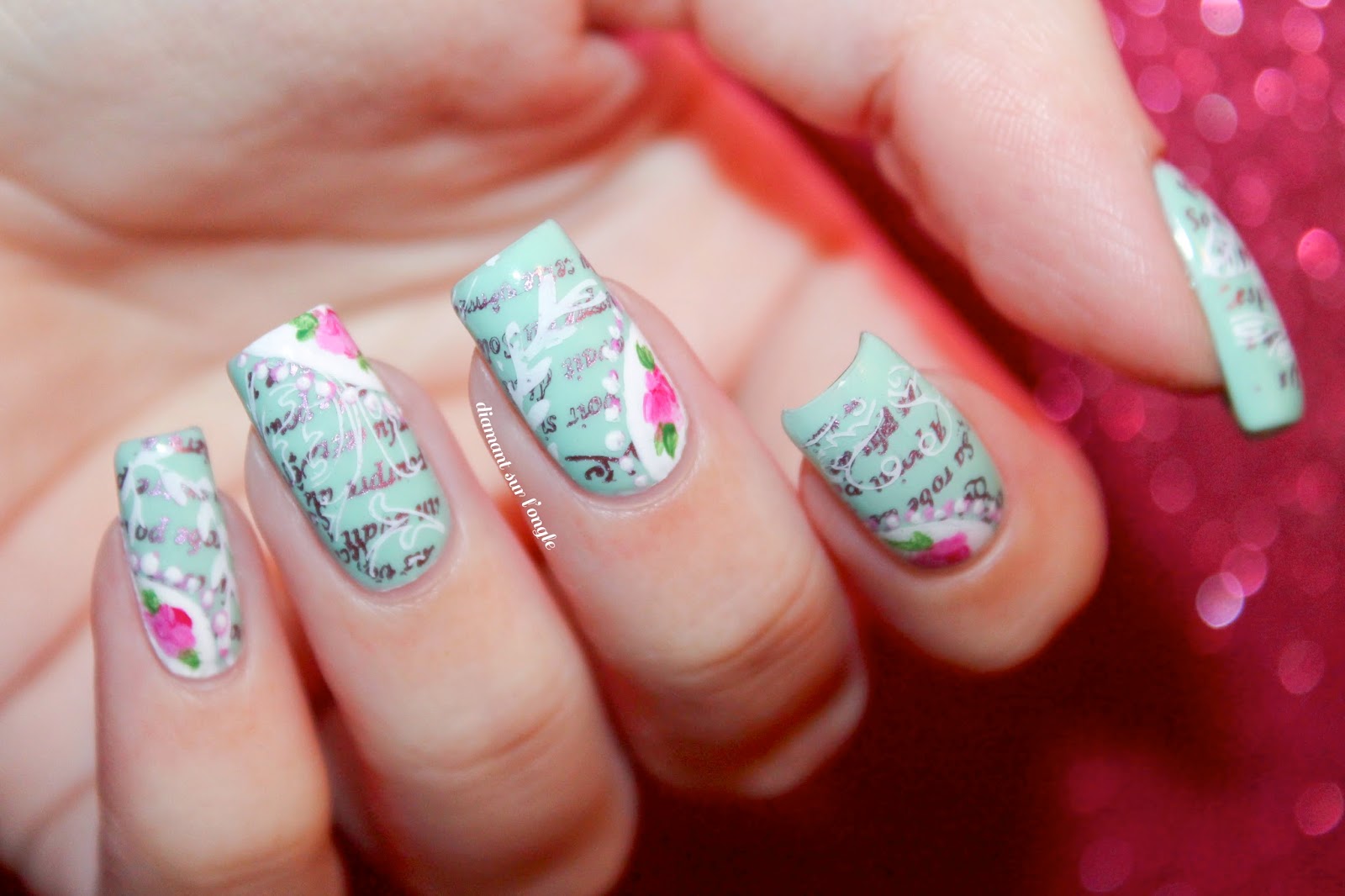 Spring Flower Nail Art