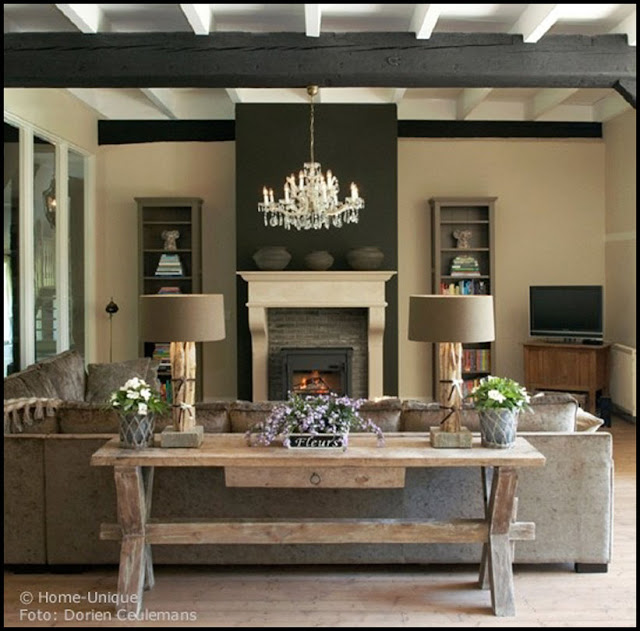 Modern Country Style Belgian Style Interiors Living Rooms