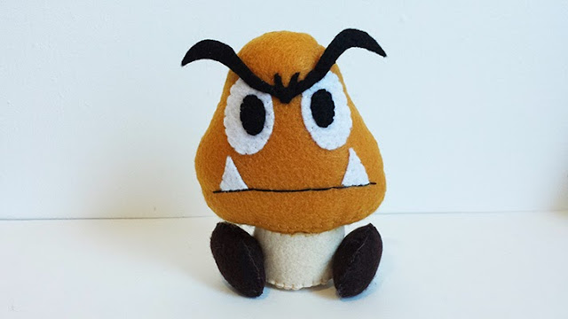 How to Make a Goomba plushie tutorial