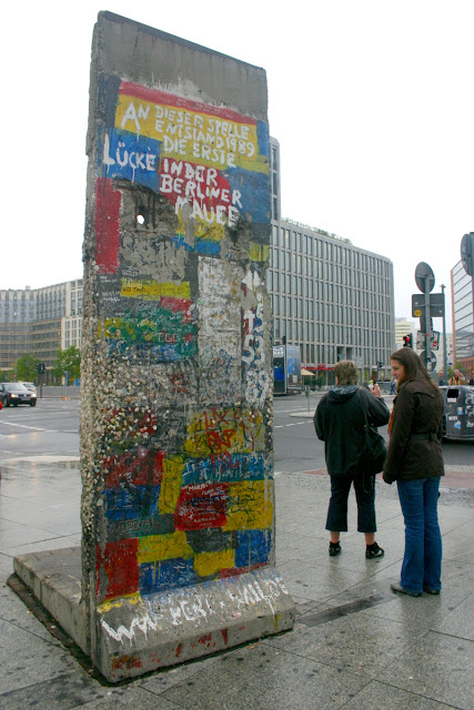 A piece of the Berlin wall.
