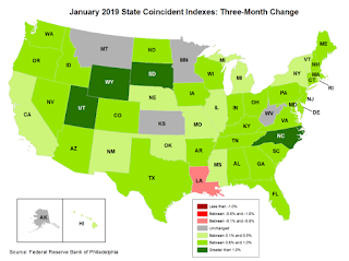 Philly Fed State Conincident Map
