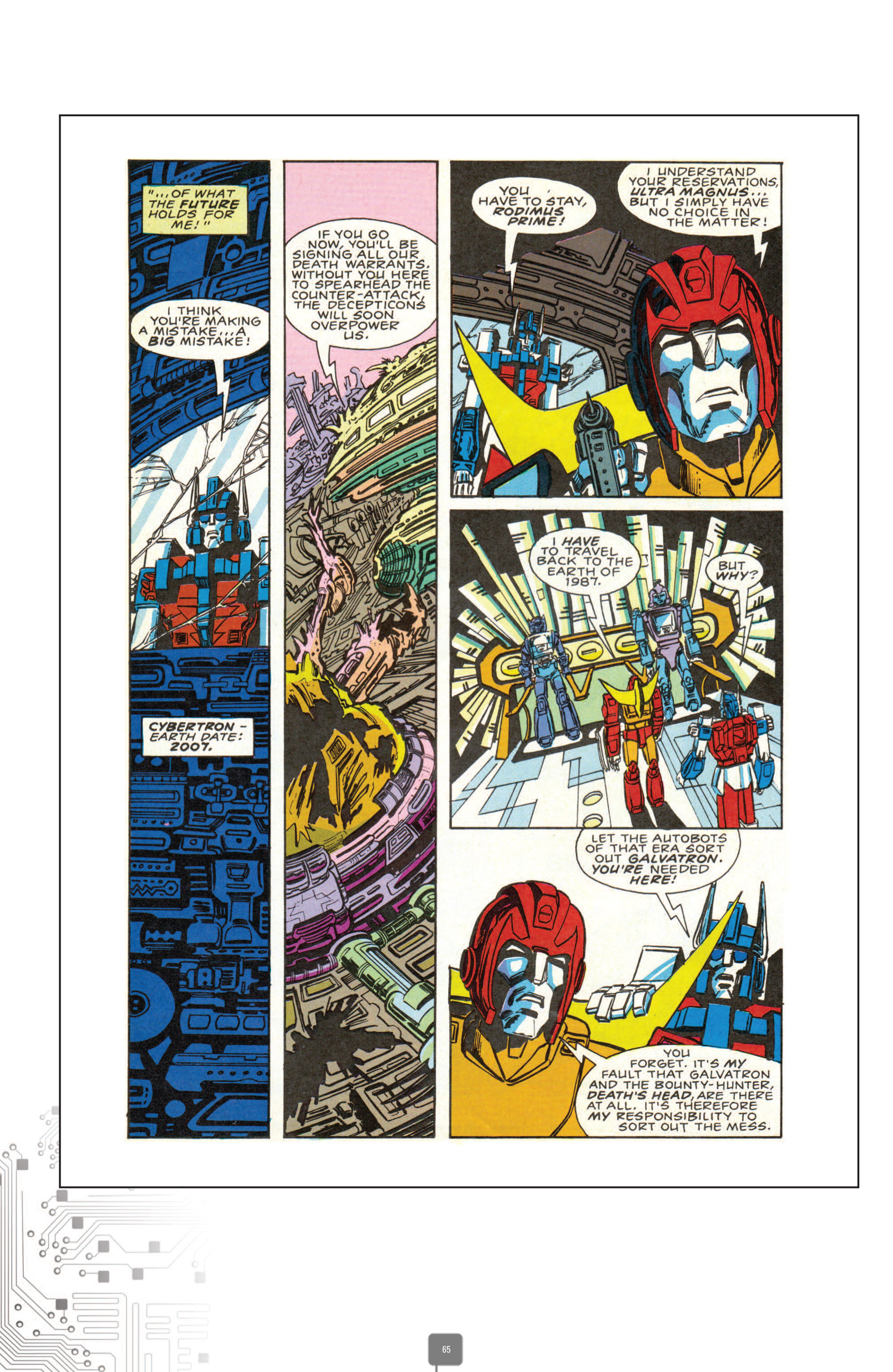 Read online The Transformers Classics UK comic -  Issue # TPB 4 - 65