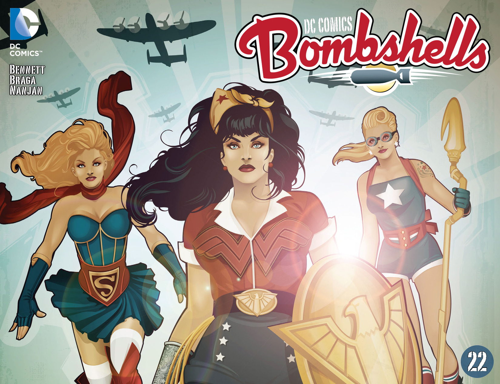 Read online DC Comics: Bombshells comic -  Issue #22 - 1