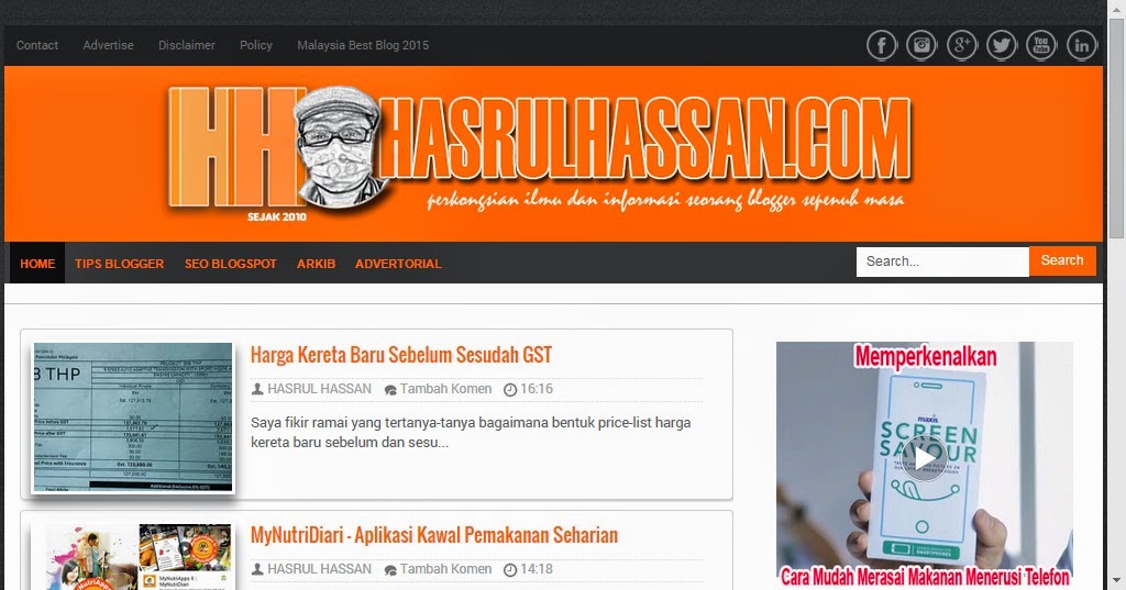 Malaysia Best Blog 2015 Malaysia Best Blog 2015