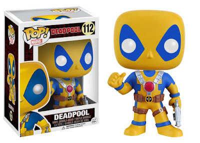 Amazon Exclusive Blue & Yellow X-Men Costume Deadpool Movie Pop! Marvel Vinyl Figure by Funko
