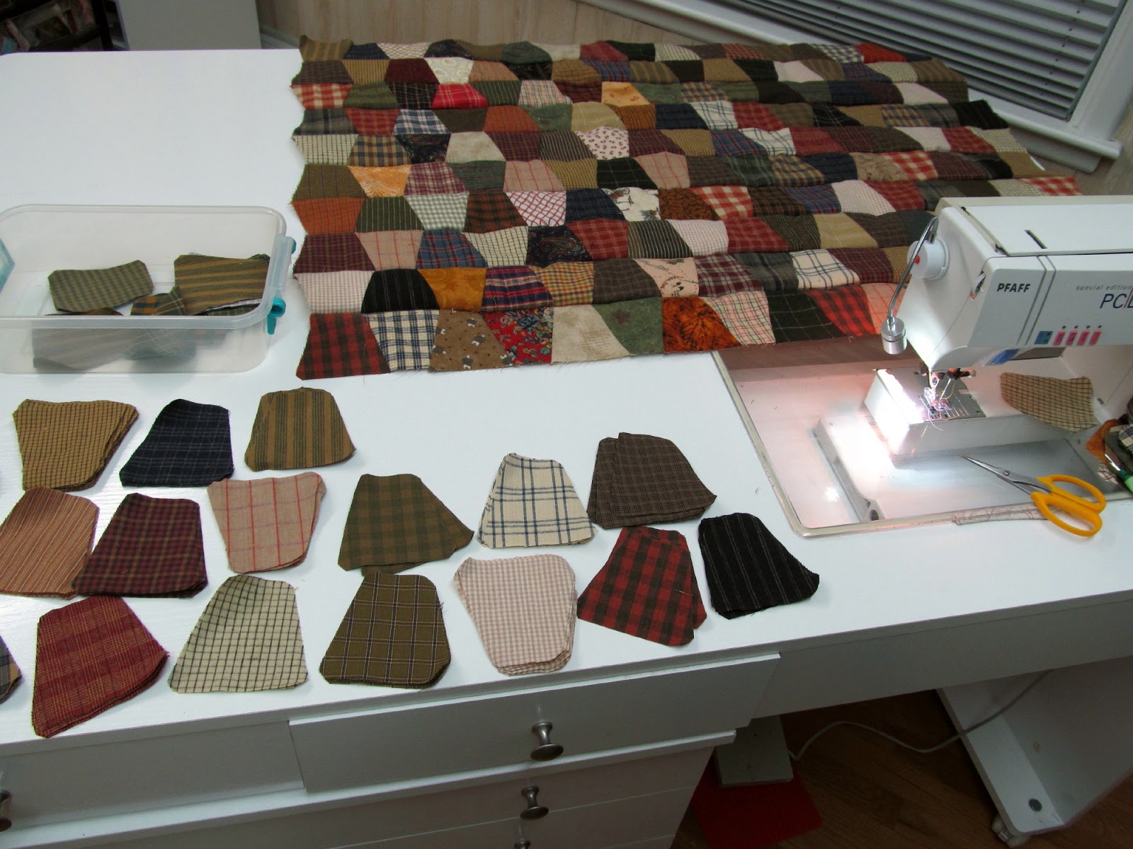 Exuberant Color : top part sewn...........