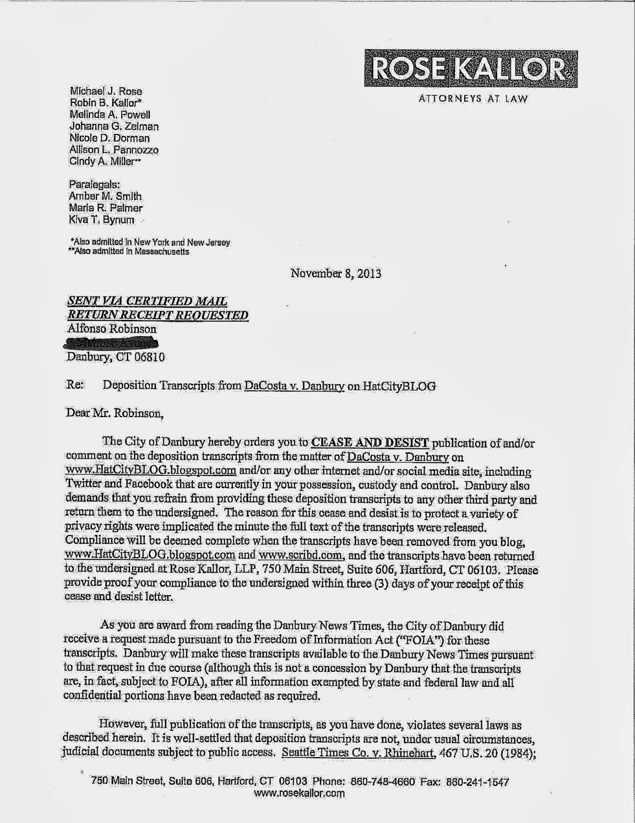 The Cool Justice Report December 2013 The Cool Justice Report December 2013
