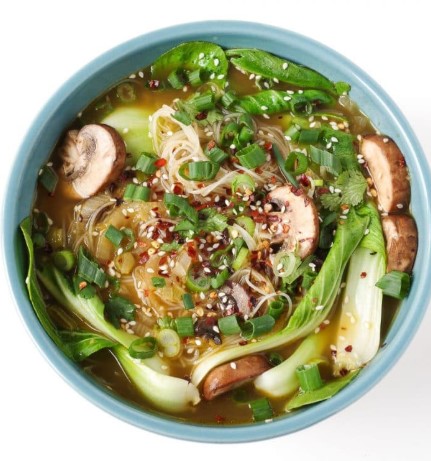 GINGER GARLIC NOODLE SOUP WITH BOK CHOY RECIPES