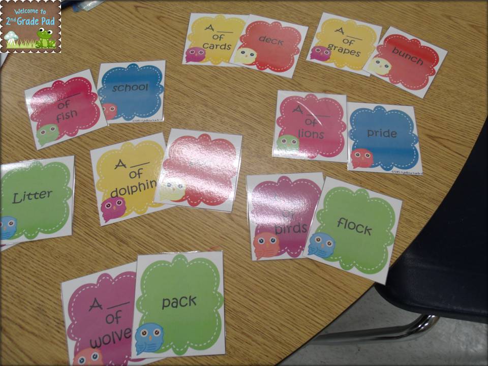 2nd Grade Pad: Collective Nouns & Freebie #11