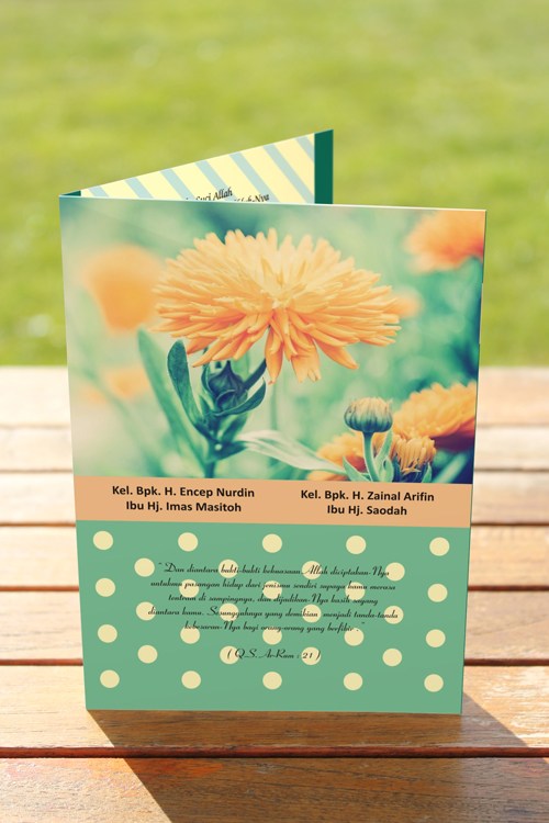 Contoh Undangan Pernikahan Murah Unik dan Menarik Simple