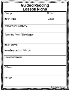 Guided Reading For Primary Grades With A Freebie Jd S Rockin Readers Shared Reading Lesson Plan Template