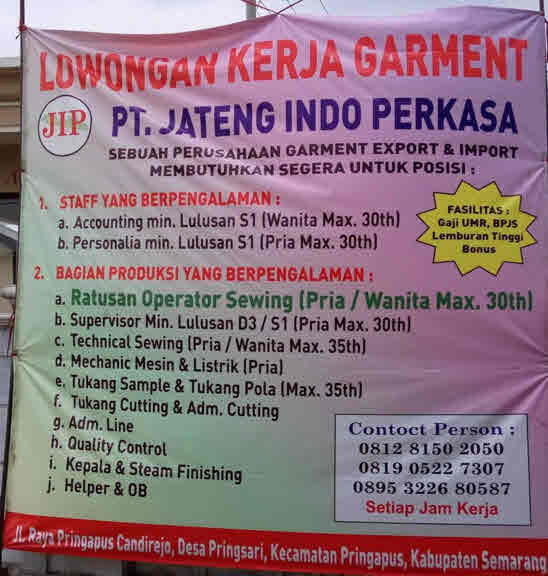 Lowongan Kerja Garment Pelabuhan Semarang / Pmbdaiynyiyigm - Carr Reech1941