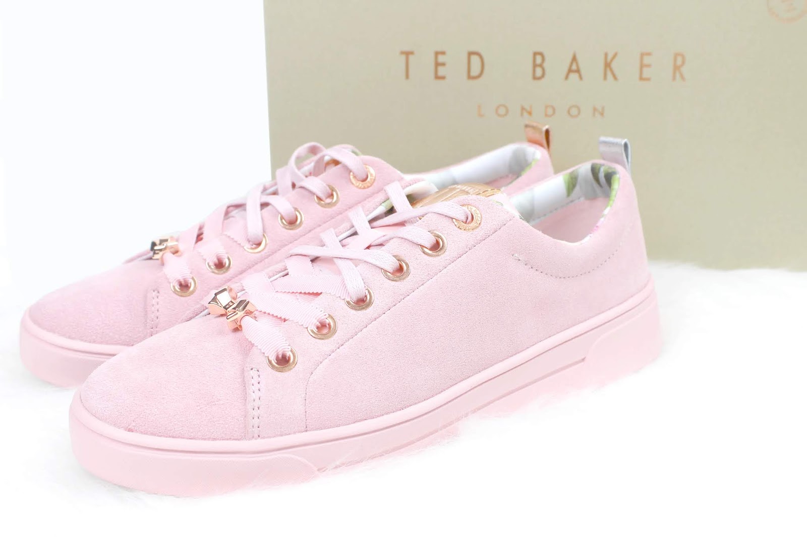 Bestrooi vloeistof Wordt erger Ted Baker Kelleis Mink Pink Sneakers - Elegantic