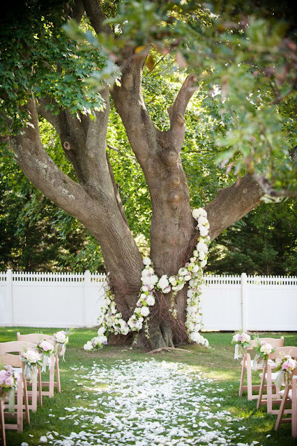 Ideias de decoração para um casamento ao ar livre