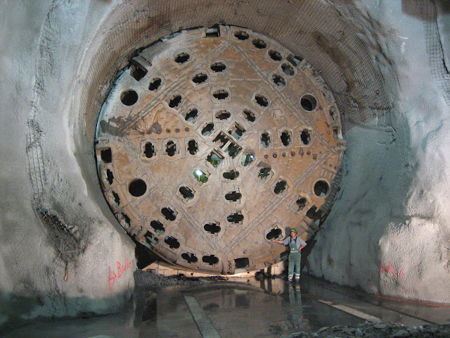 Tuneladora do túnel de São Gotardo