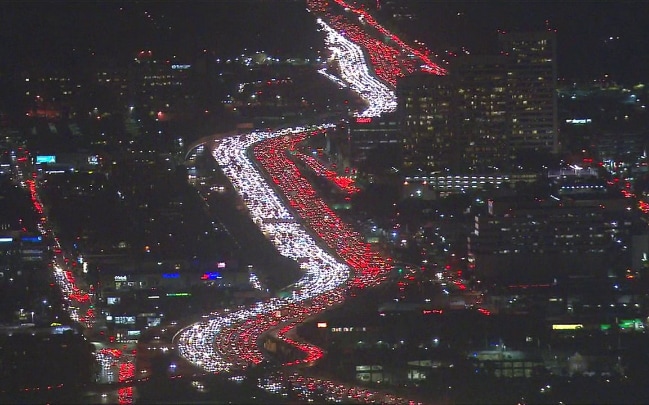 Los Angeles Macet Parah
