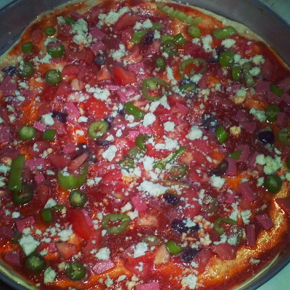 Nazlı�nın Mutfağı karışık pizza yapımı