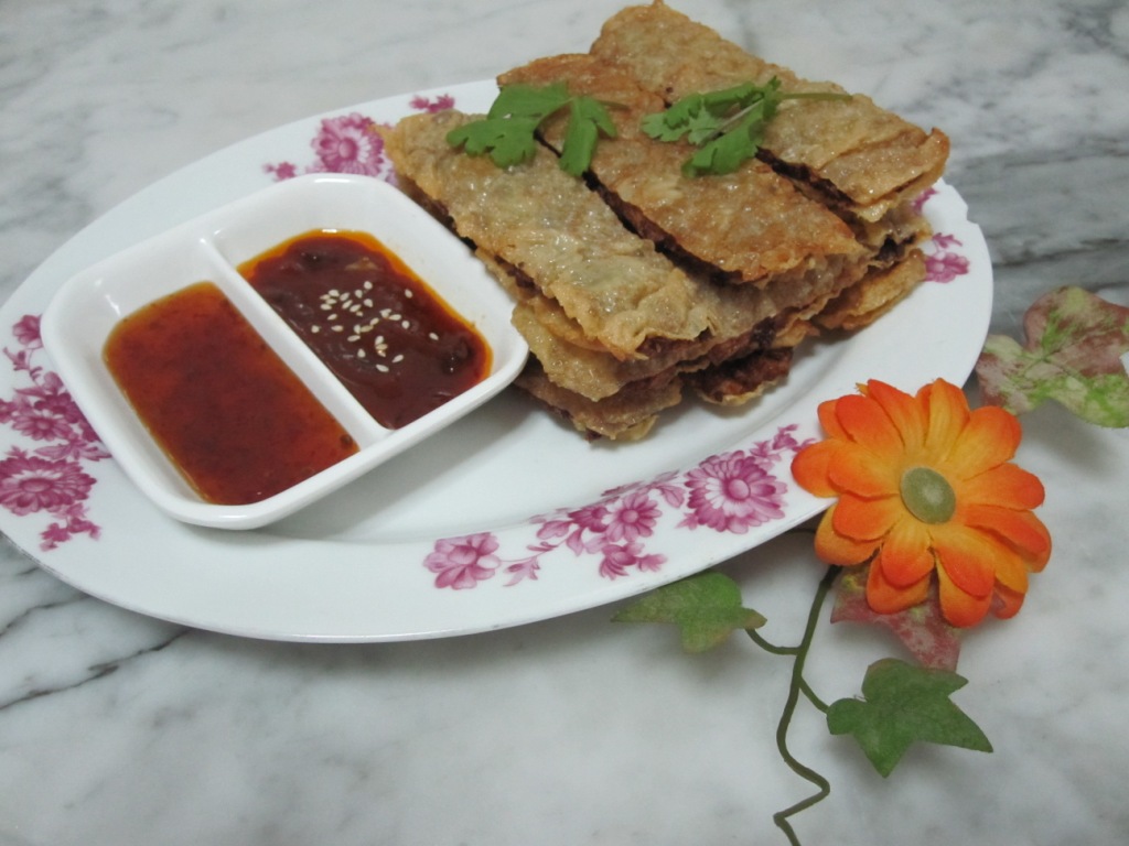 eKiN 's pArAdIsE Fried Beancurd Skin Roll with Yam