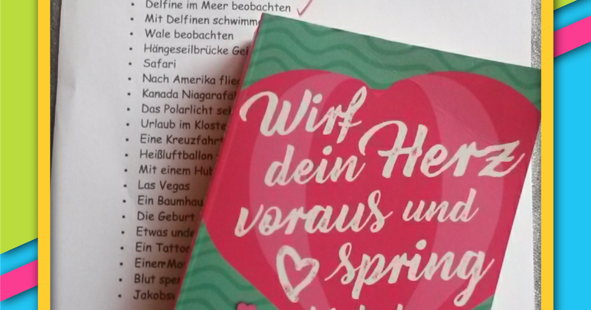 nichtohnebuch Wirf dein Herz voraus und spring hinterher