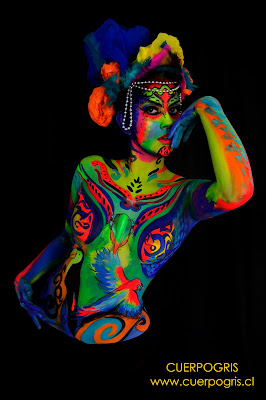 CUERPOS PINTADOS FLUOR