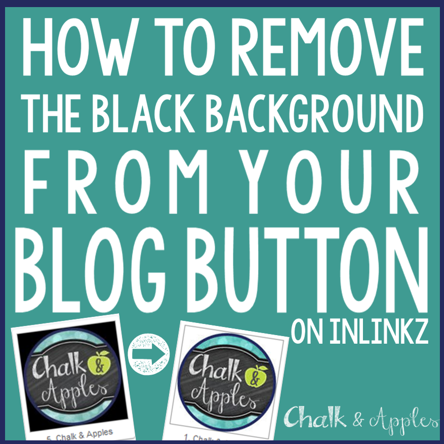 Remove the Black Background Behind your Logo Chalk & Apples Design