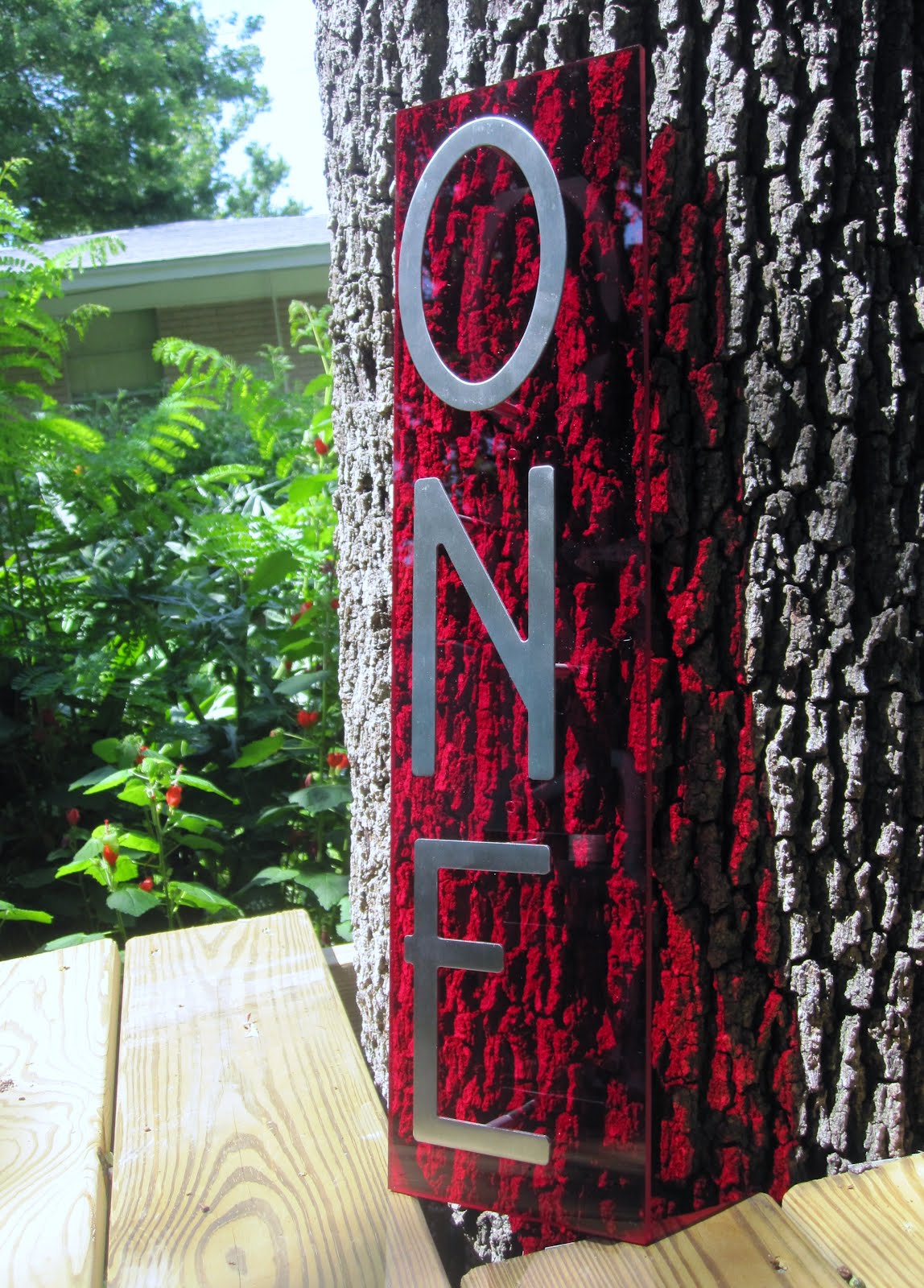 ModPlexi We Rock a Mean Custom Address Plaque