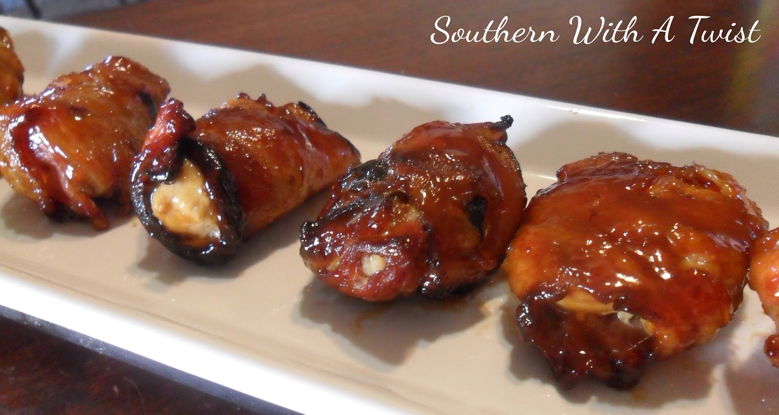Southern With A Twist BaconWrapped Teriyaki Chicken Livers and
