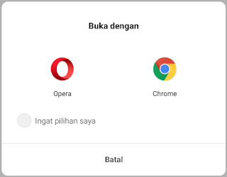 memilih peramban web