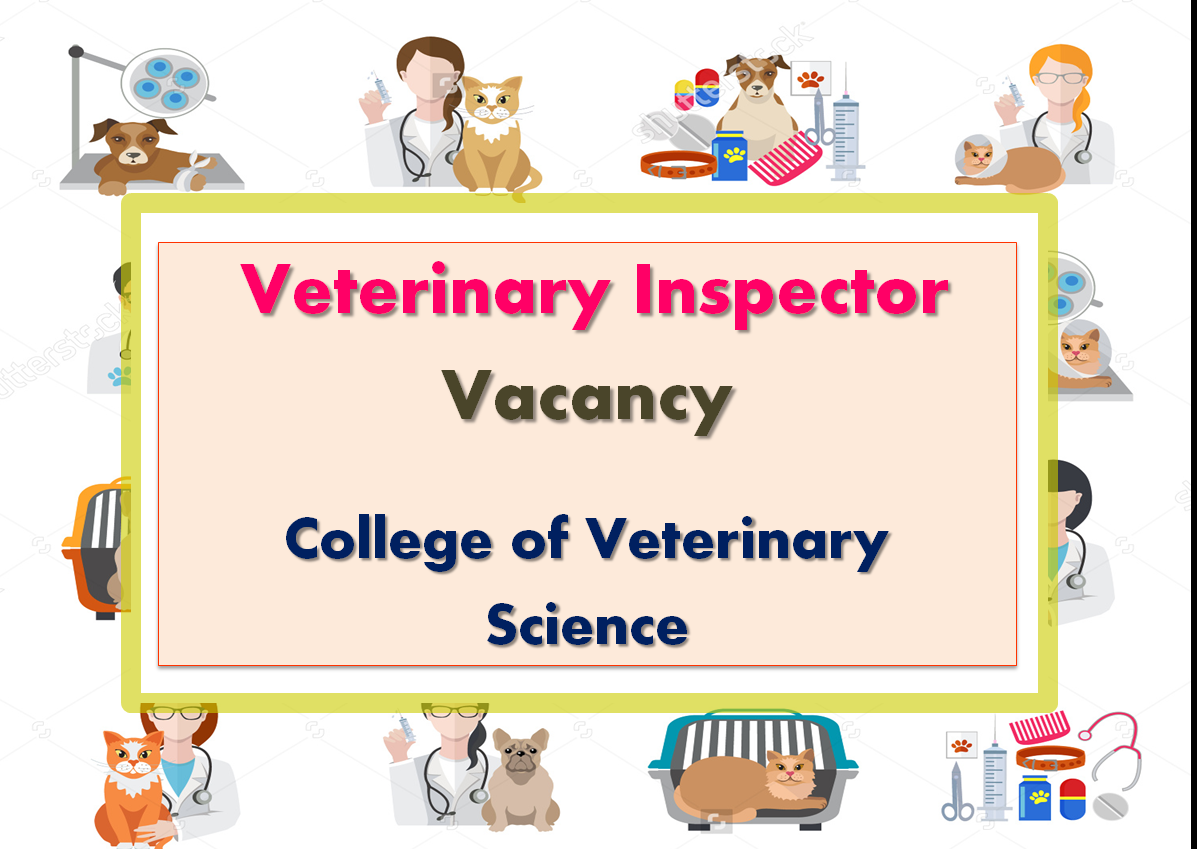 Veterinary Inspector Vacancy at GADVASU-December 2016 ~ Agriculture and