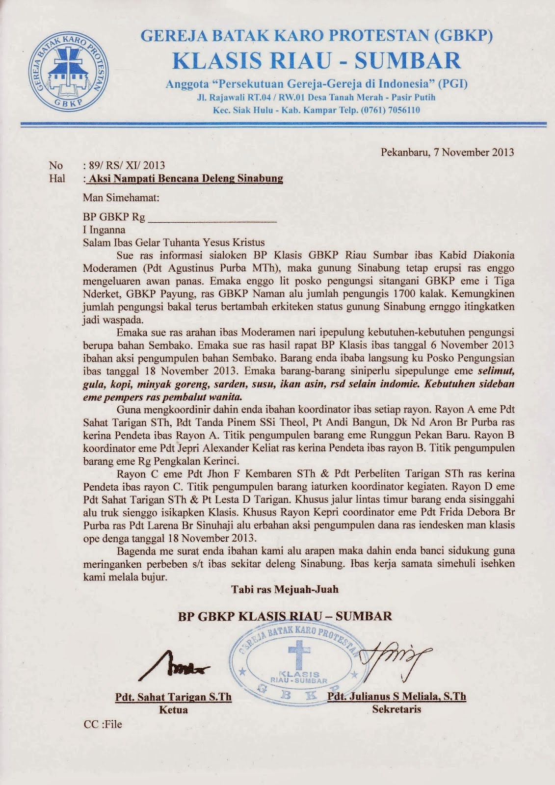 30+ Trend Terbaru Contoh Sk Panitia Natal Dari Gereja Gbkp