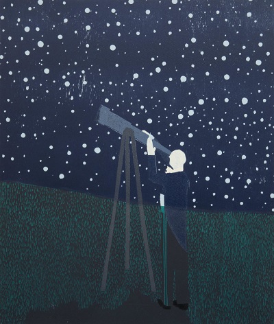 Tom Hammick - "Wanderer", 2017 | arte, inspiration, printmaking, coolstuff | art selecta Tom Hammick - "Wanderer", 2017 | imagenes de obras de arte bellas, bonitas chidas, cuadros, art pictures, cool stuff