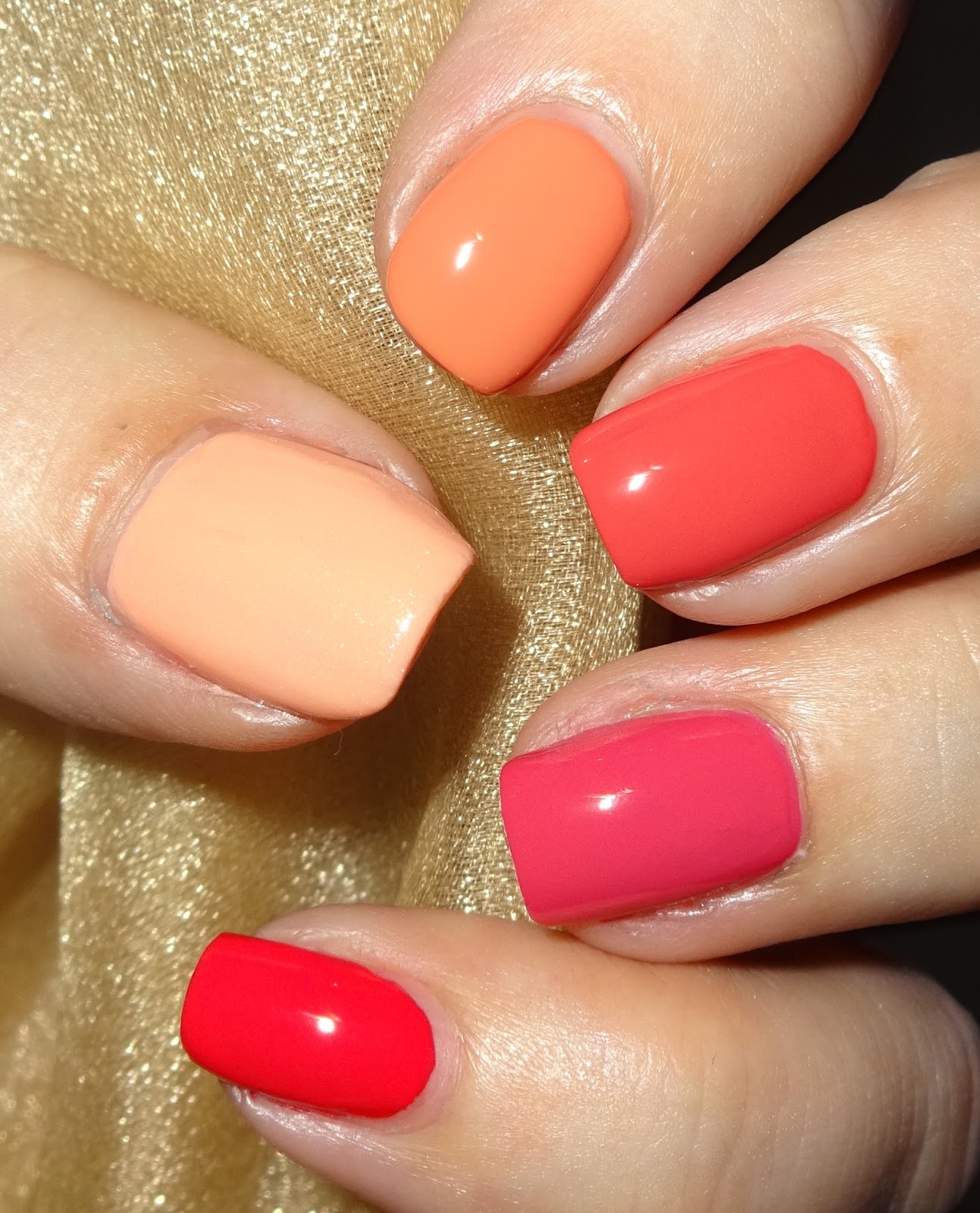 Wendy's Delights Ombre & Skittle Nails using Avon Nail Enamels