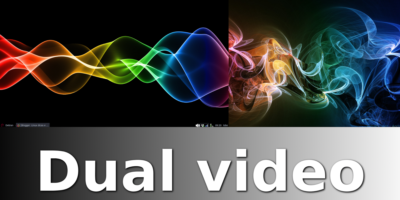 Walpapers diferentes em multiplos monitores no XFCE4