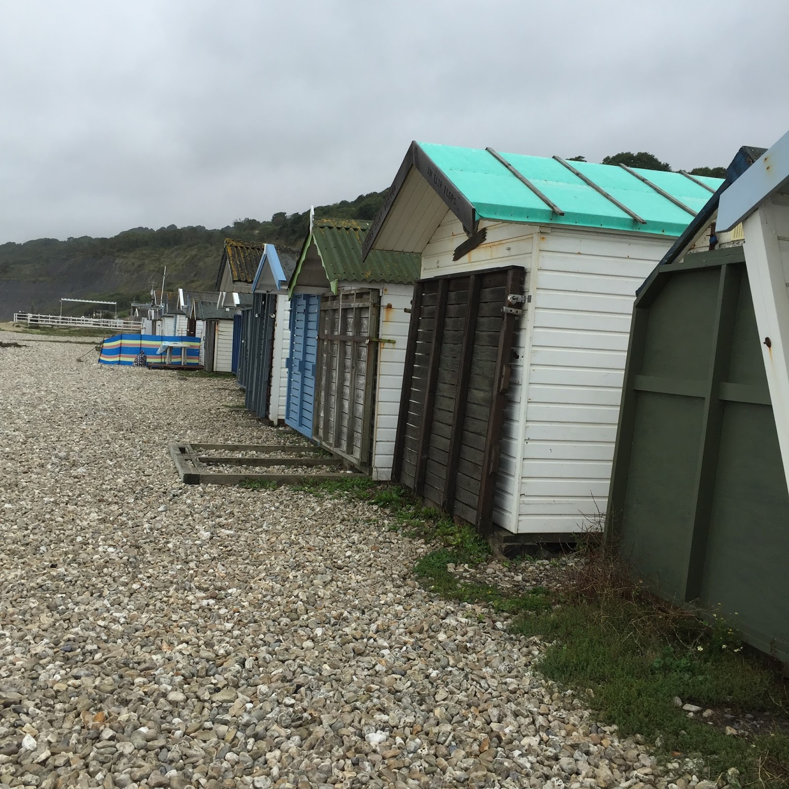 Lyme Regis beach huts