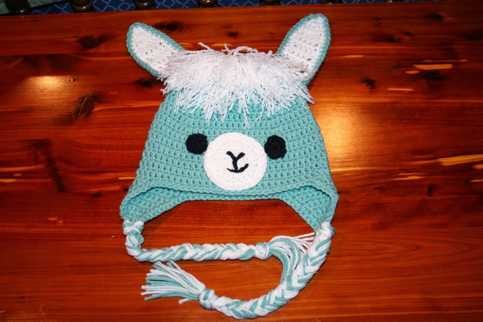 Alpaca crochet hat Clearance